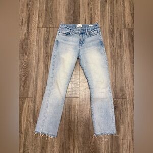 Frame Women’s Le High Straight Light Wash Denim Jeans Size 26